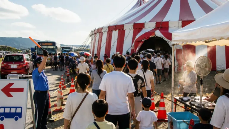 越前市で県内初のサーカス公演開幕、初日に約1800人