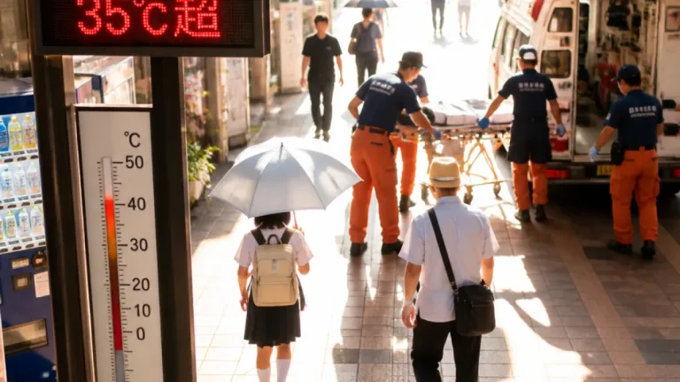 梅雨明け翌日に県内４地点で猛暑日、熱中症で２０人搬送