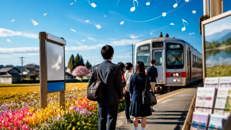 越中舟橋駅でGLAY・TAKUROの曲を到着メロディに採用