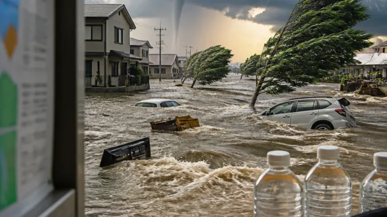 昼過ぎ以降、低地浸水や竜巻に警戒を呼び掛け