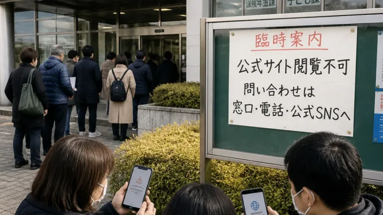 藤岡市公式サイトにアクセス障害、住民サービスの確認手段を周知
