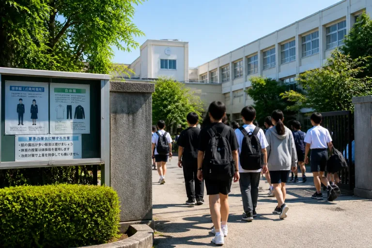 藤沢の公立中で広がる「標準服」運用と衣替えの多様化