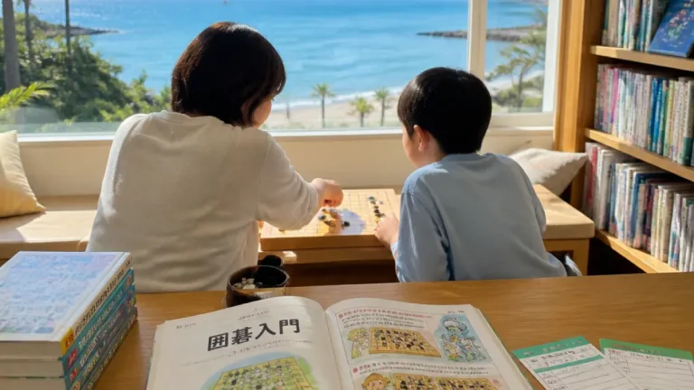 藤沢の親子が監修、囲碁入門書を刊行 「楽しんで集中力育てる」とななみ初段