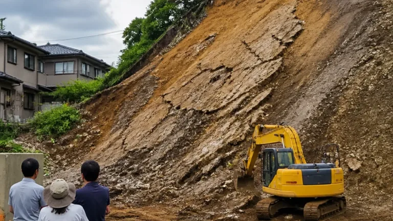 深谷の宅地造成で高さ8メートルの盛り土、埼玉県が改善命令を発出