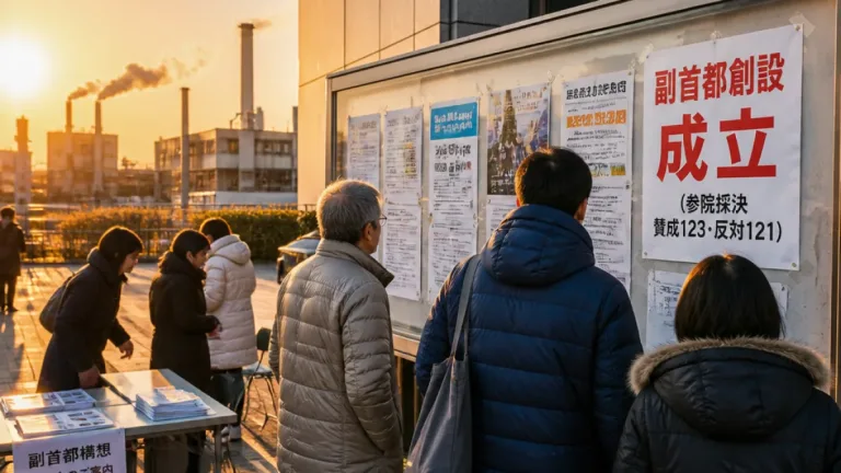 副首都法成立が東大阪にもたらす影響と住民の視点