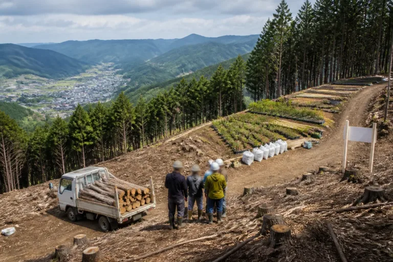 京都・福知山で独自の森林整備事業開始 主伐と再造林を一体推進
