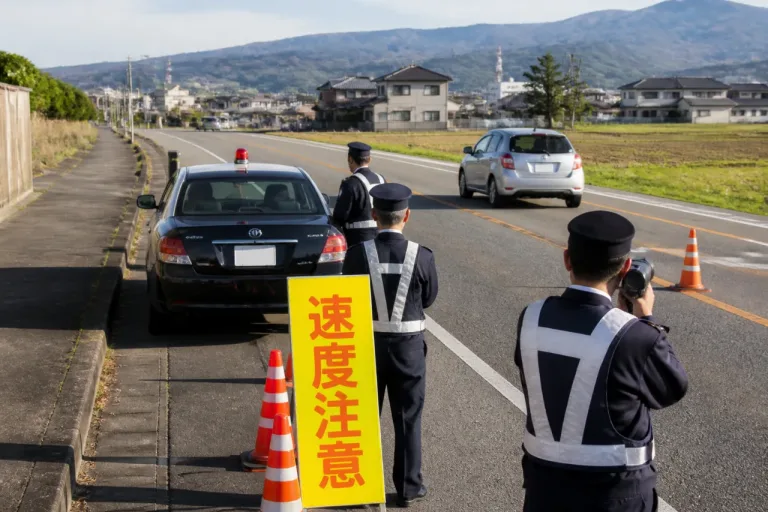 福井・坂井の主要路線で速度取り締まり 事故多発区間で注意呼びかけ