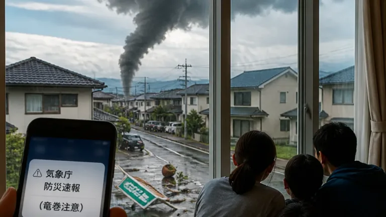 福井・嶺北に竜巻注意 気象庁が防災速報を発表