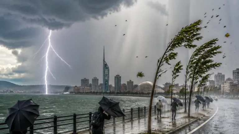 福岡で待望の雨も警戒続く 落雷や突風への対応を