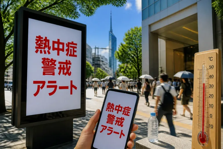 猛暑続く見込み、福岡で熱中症警戒アラート 具体的な対策を呼び掛け