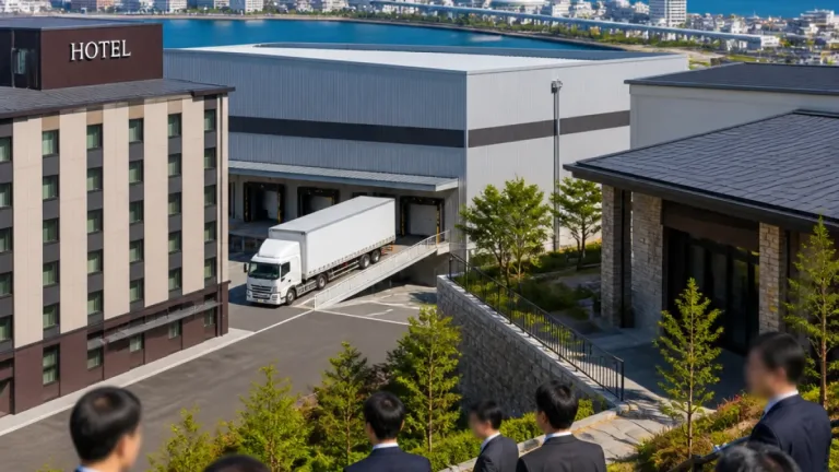 福岡で機関投資家向け物件見学会 宿泊・物流・ホスピスに地場経済の期待