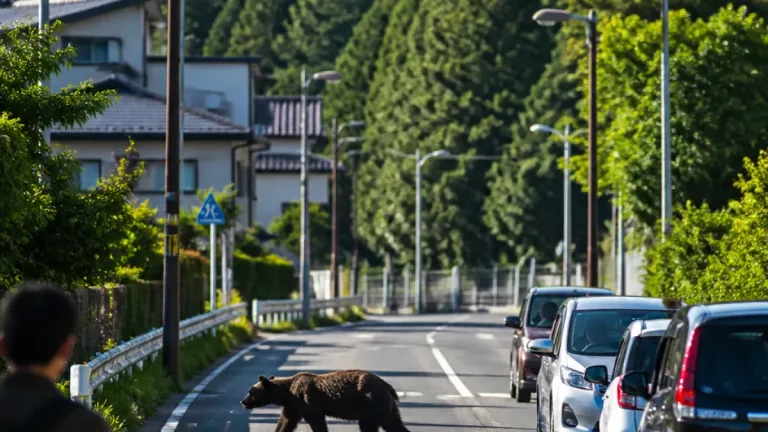 福島県内でクマ目撃相次ぐ 夜間・早朝に横断の報告も