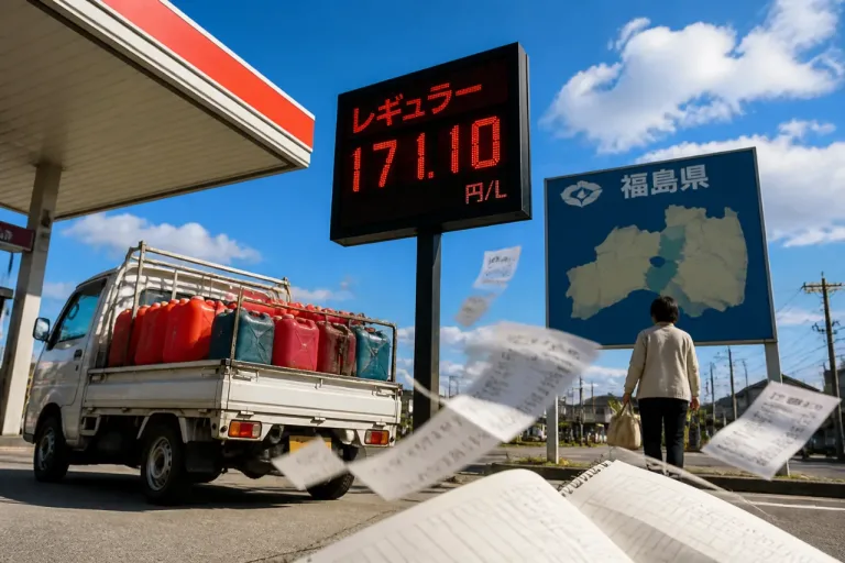 福島のガソリン価格が再び下落、家計と事業者に及ぼす影響