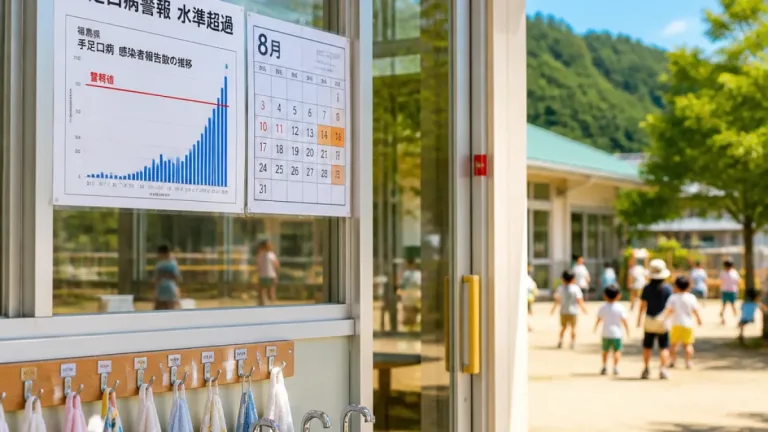 福島で手足口病が警報水準継続、県内の感染増に注意を