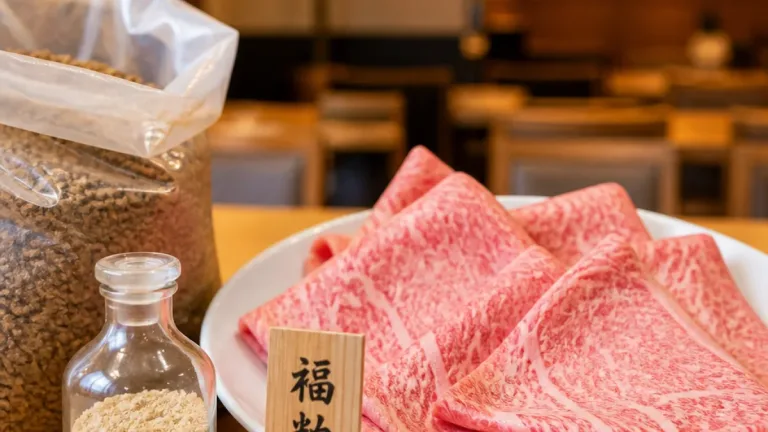 福島産「酒かす和牛」福粕花、首都圏で提供始まる 価格回復へ期待