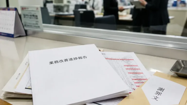 信用組合の業務改善報告に新たな不正疑惑が示される