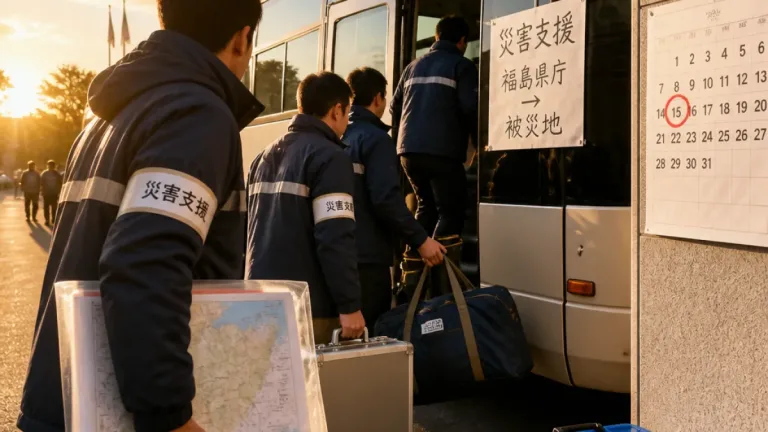 福島県職員12人を熊本へ応援派遣、被災地調査と復旧支援へ