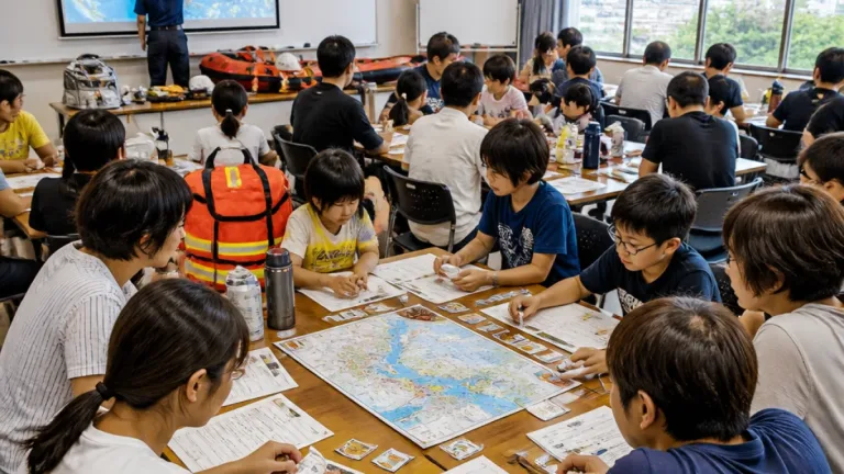 福山で元海上保安官が伝える実践的な防災教室