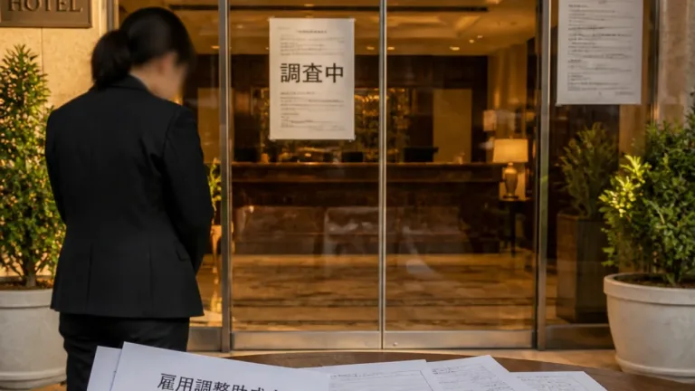 福山のホテル会社、雇用調整助成金の不正受給を労働局が発表