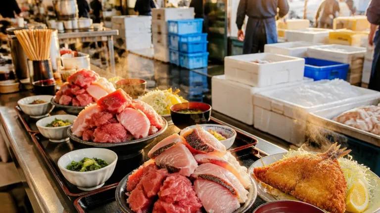 船橋・市場の名物食堂「大乃家食堂」の豪快ランチが人気集める