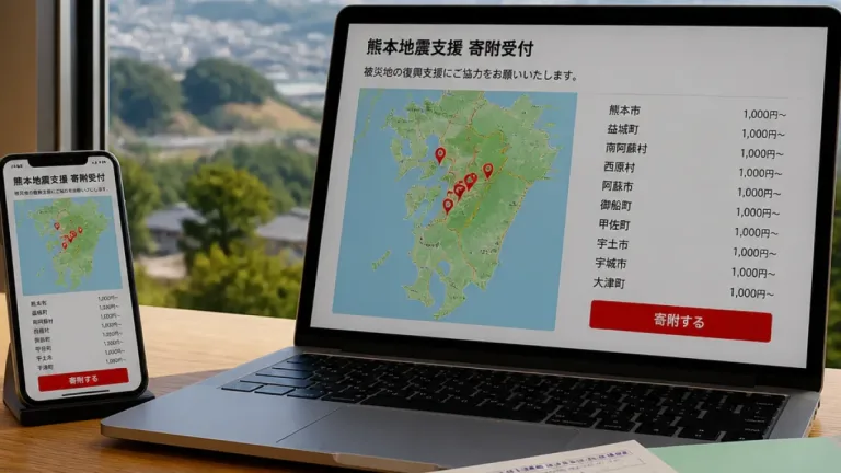 ふるさと納税サイトが熊本地震の緊急支援窓口を開設、20自治体の寄附受付を開始