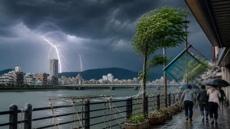 突風・落雷に警戒 23日夜まで大気不安定続く