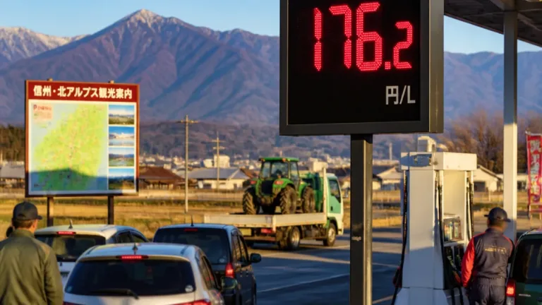 長野県の今週ガソリン平均は1リットル176.2円 全国より高く来週は小幅上昇予想