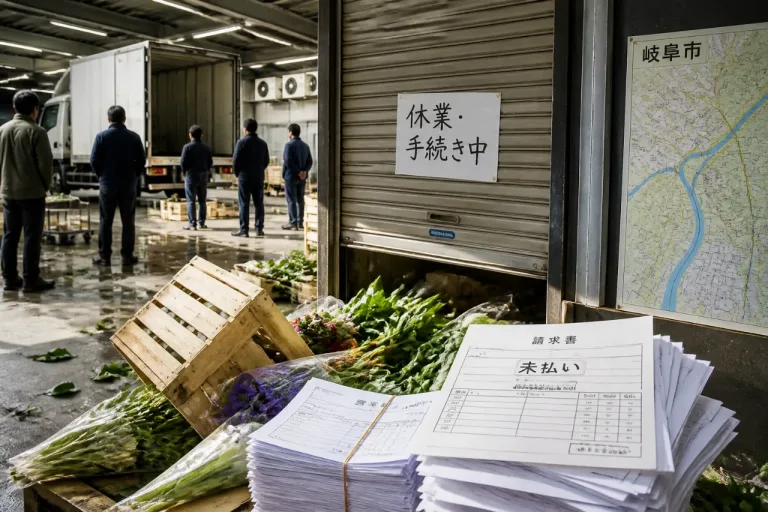 岐阜市の生花卸が自己破産申請へ 地元流通に波及懸念