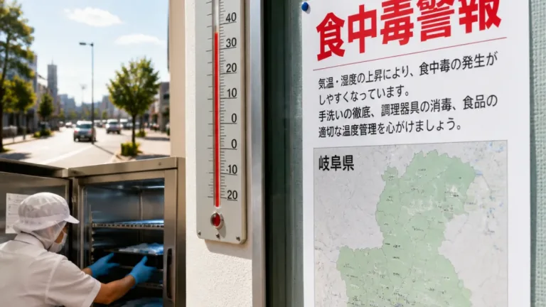 高温予想で岐阜県が今年初の食中毒警報 期間は16日まで