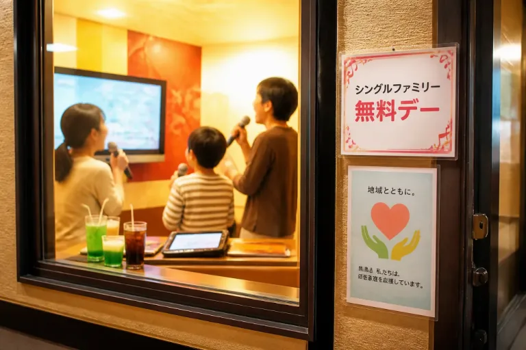 カラオケ業界がひとり親を無料招待、岐阜で50組に笑顔を提供