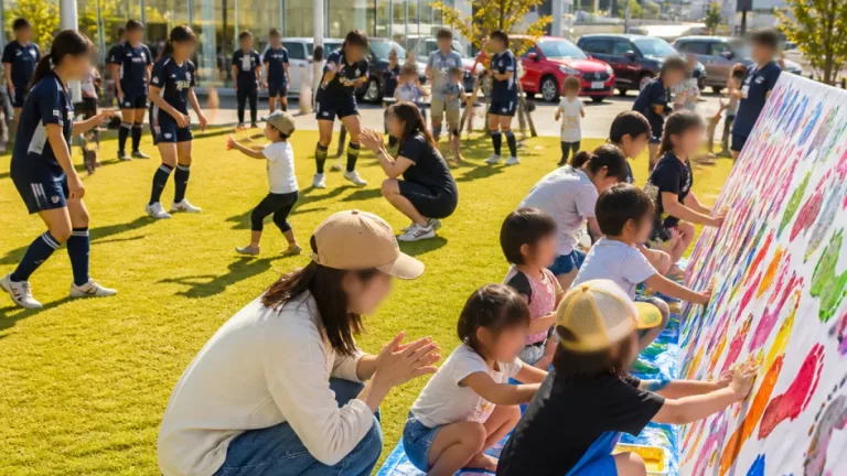 愛媛ＦＣレディースと子どもが汗と笑顔で交流 「ＧＯ！ＧＯ！パークフェスタ」盛況