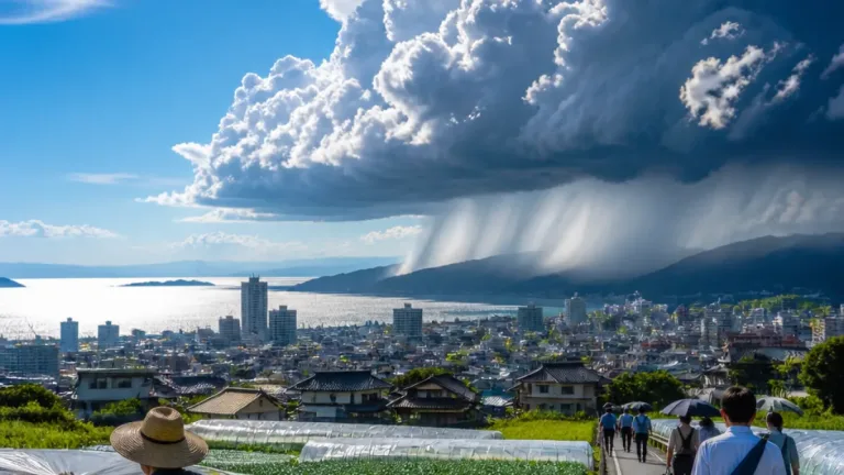 午後も晴れ、山沿いはにわか雨や雷雨に注意