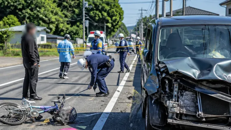五泉で6歳女児が車と衝突 意識不明で搬送、運転の61歳女を逮捕