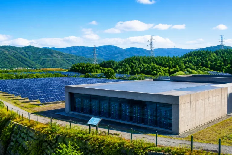 南予で稼働、太陽光活用のグリーンデータセンター
