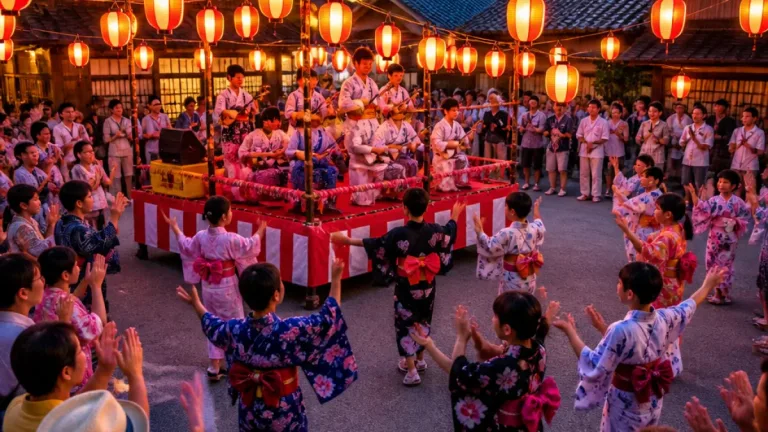 郡上・白鳥おどりで岐阜の子どもが主役に