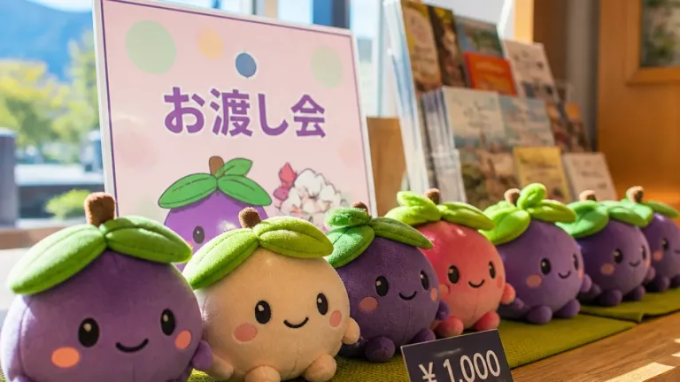 羽曳野の「つぶたん」初ぬいぐるみが発売