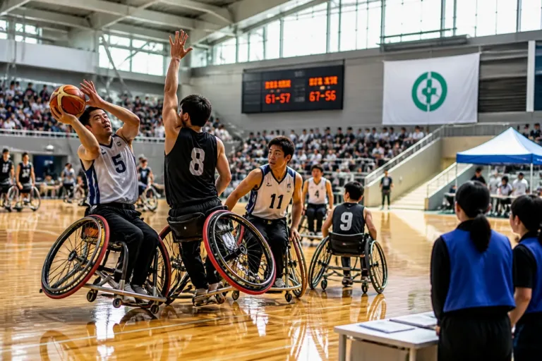 八戸でも関心高まる 日本、車いすバスケット国際親善で３勝１敗に