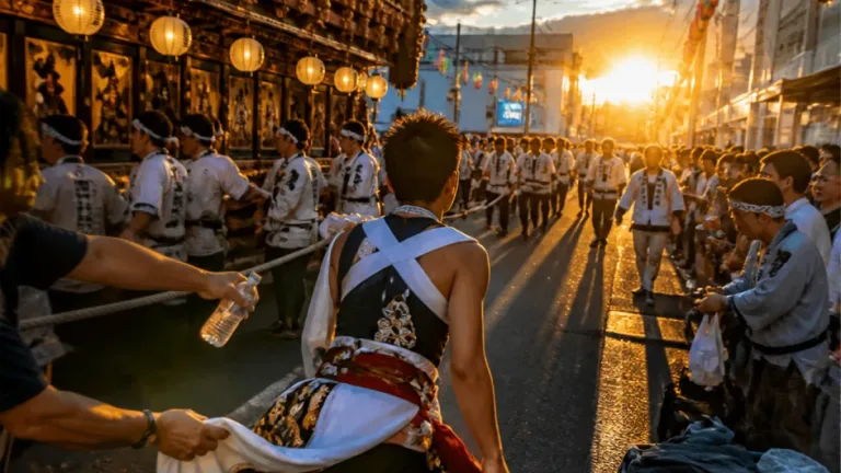 八戸三社大祭で地元出身の大学生が駆ける 駒踊りと山車を掛け持ち
