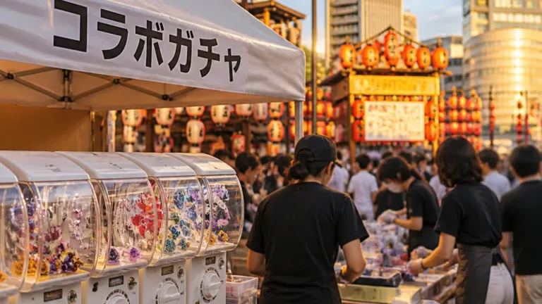 八王子まつりで地元店舗と障害者支援が連携、ガチャ商品販売で就労機会創出