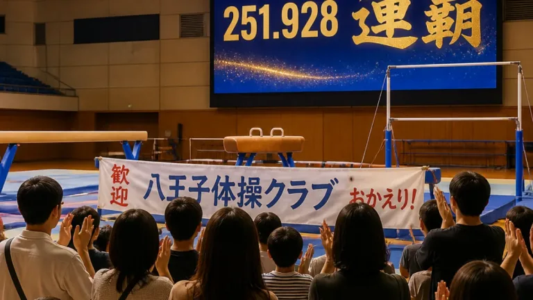 八王子の関心高まる 日本男子体操が世界選手権で団体連覇