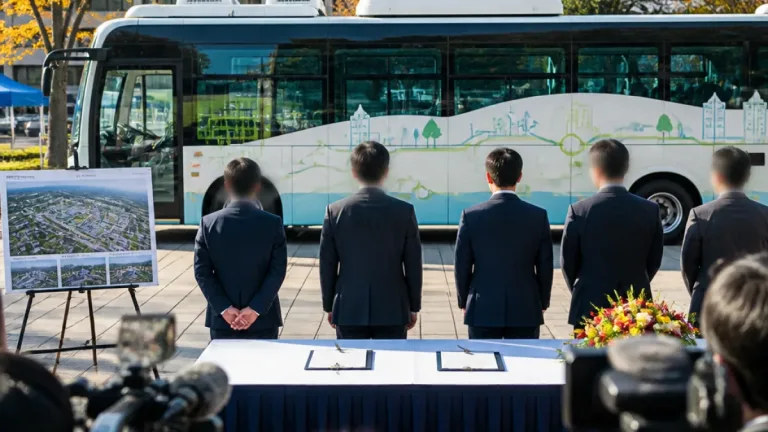 八王子で自動運転バス事業協定締結、実証実験へ