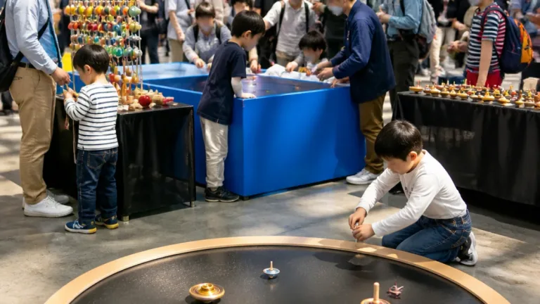 八王子でこまの国内外大会、親子向け体験も