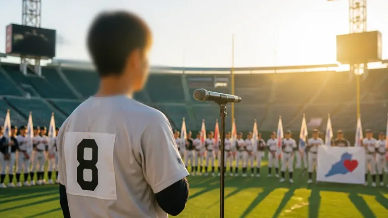 八王子実践主将が甲子園での宣誓と被災地への思い語る