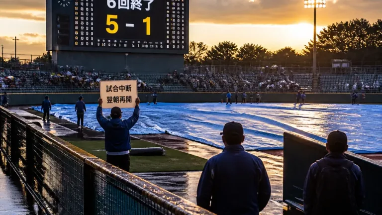八王子で継続試合決定 明星―国学院久我山戦が雨天中断