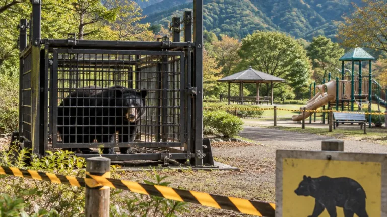秦野の公園にクマ再出現、殺処分