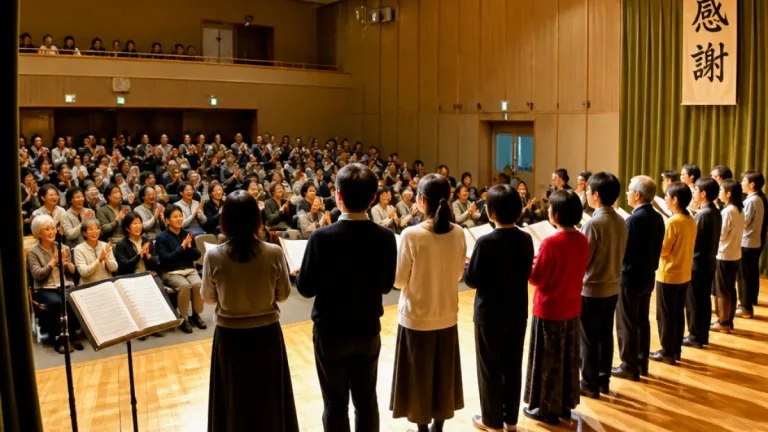 函館で地域の合唱団が練習場提供に感謝し合同演奏会を実施