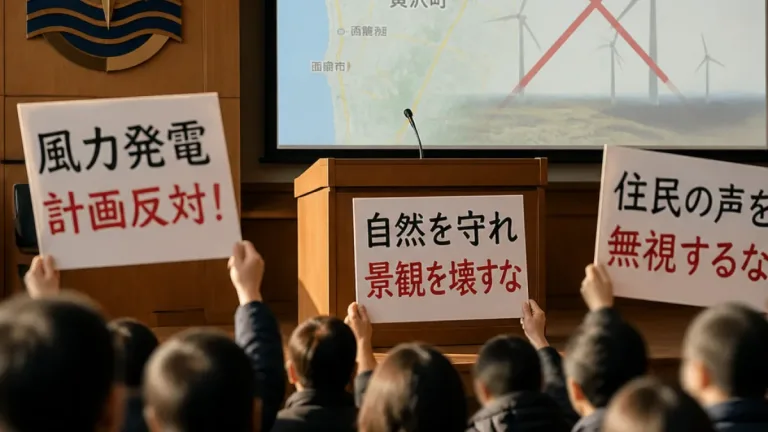 函館の陸上風力計画、事業者が撤退 市長「反対の声が強かった」