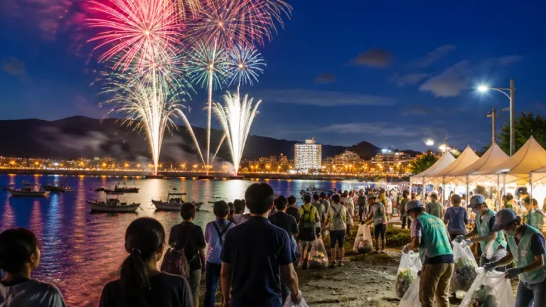 函館：湯の川花火と地域行事が夏の夜を彩る 地域生活への影響を検証