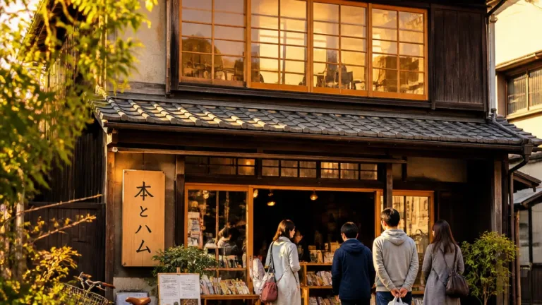 石橋に本屋とハム屋の居場所誕生