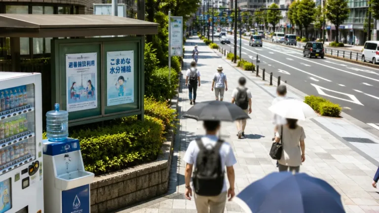 浜松で今年初の猛暑日 市民に熱中症対策を呼び掛け